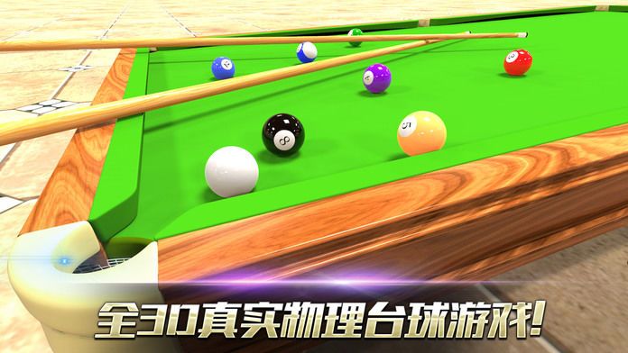 真实的3D台球破解版