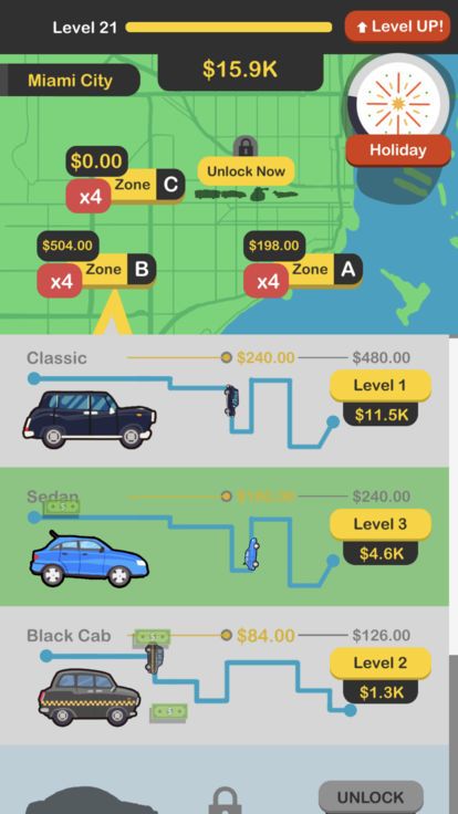 Idle Car Share中文破解版无限金币钻石内购图片1