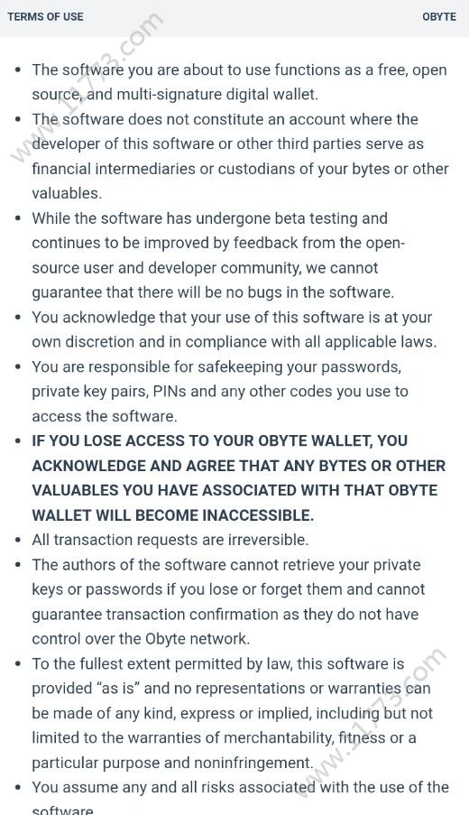 Obyte app