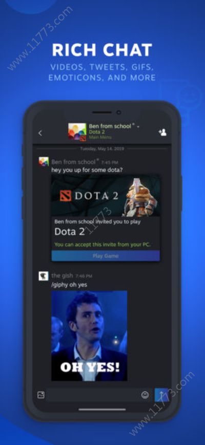 Steam Chat app官方下载中文手机版图片1